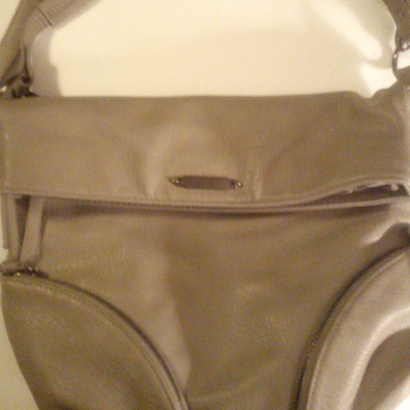 Nicole Miller Grey Leather Handbag *MAKE AN OFFER* - Picture 1 of 5